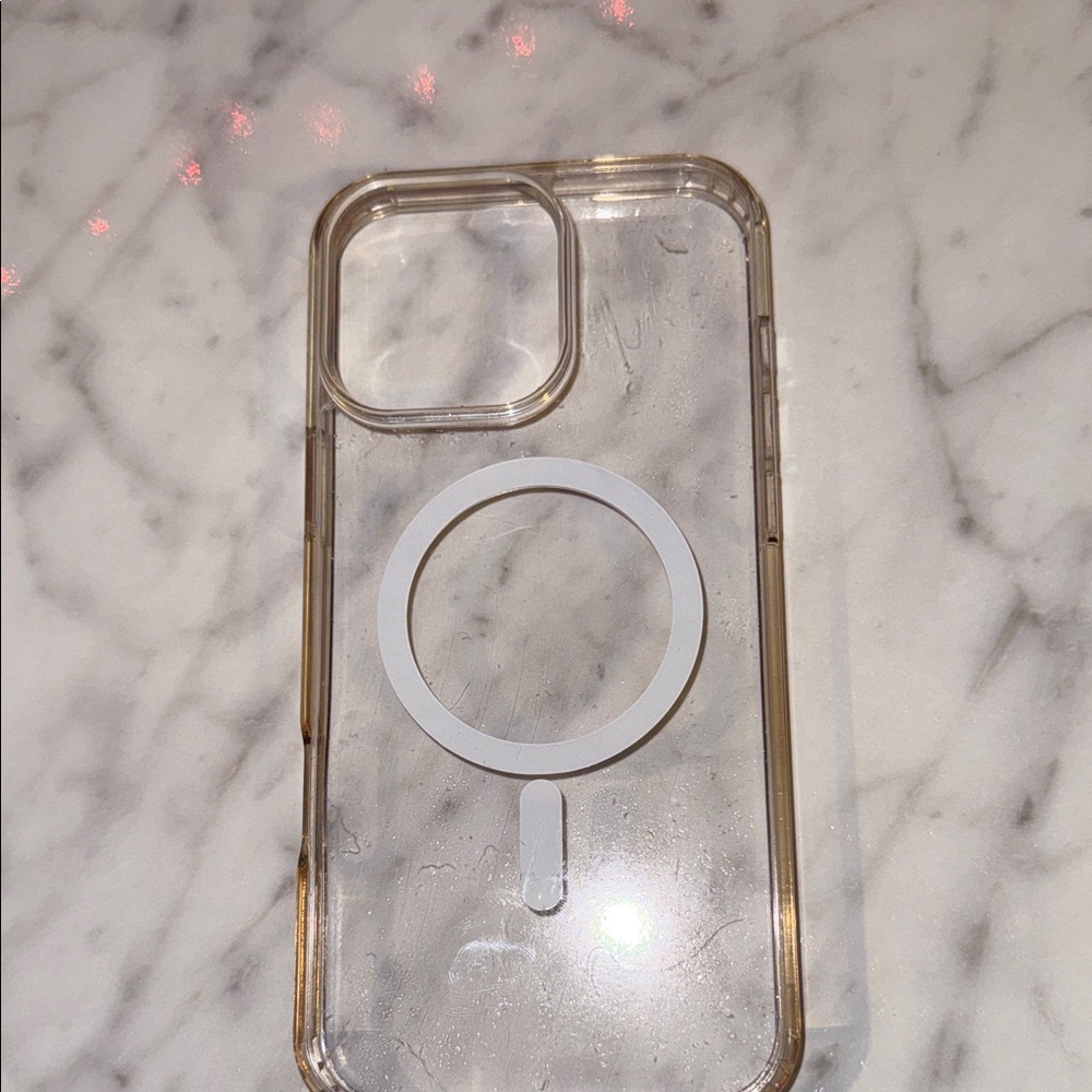 Clear MagSafe Compatible Phone Case